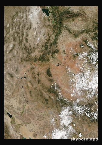 The Earth on 22 July 2001 · Colorado Plateau