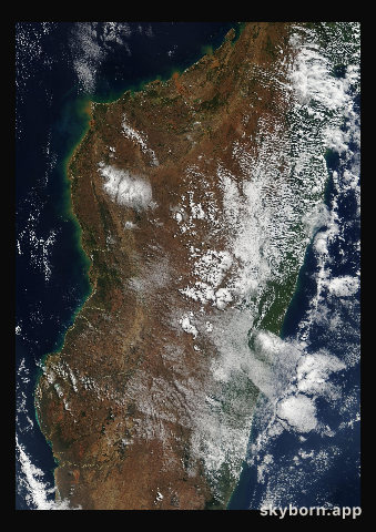 The Earth on 23 July 2001 · Madagascar