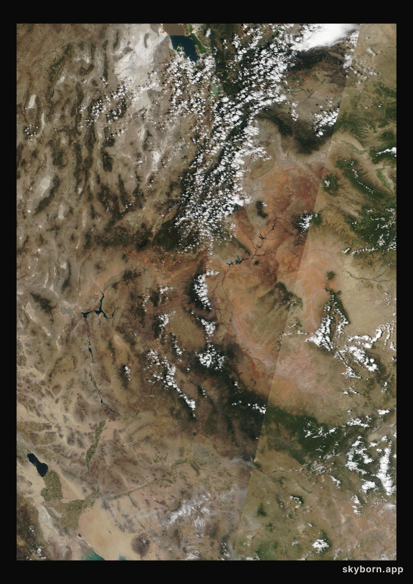 The Earth on 28 July 2001 · Colorado Plateau