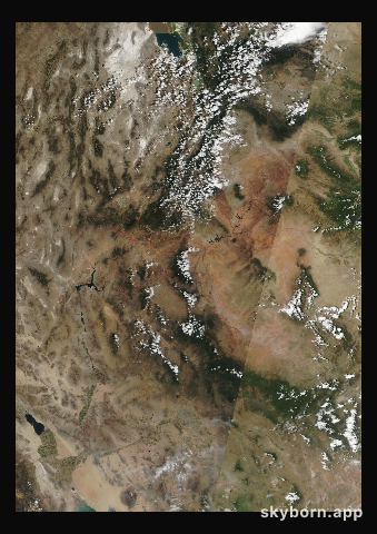 The Earth on 28 July 2001 · Colorado Plateau