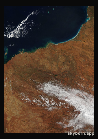 The Earth on 1 August 2001 · Pilbara, Western Australia