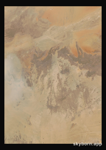 The Earth on 14 August 2001 · Sahara, Algeria
