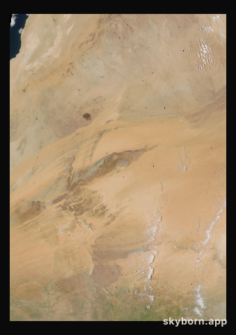 The Earth on 20 August 2001 · Eye of the Sahara, Mauritania