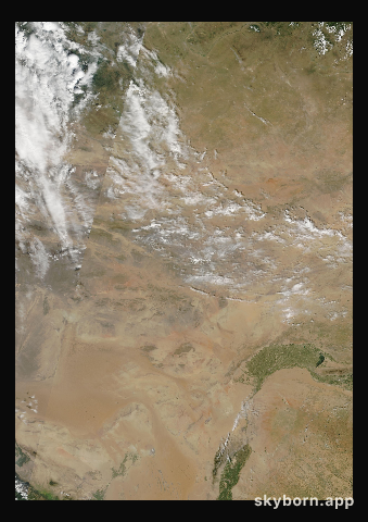 The Earth on 21 August 2001 · Gobi Desert