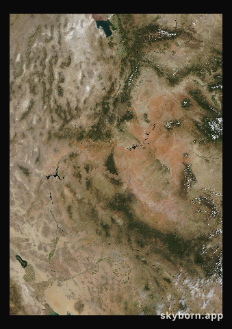 The Earth on 23 August 2001 · Colorado Plateau