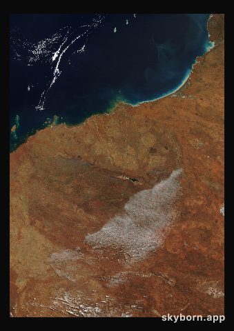 The Earth on 26 August 2001 · Pilbara, Western Australia