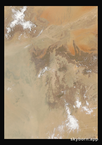 The Earth on 30 August 2001 · Sahara, Algeria