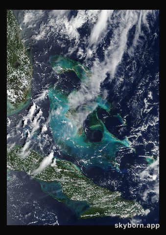 The Earth on 1 September 2001 · Bahamas