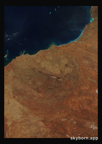 The Earth on 4 September 2001 · Pilbara, Western Australia