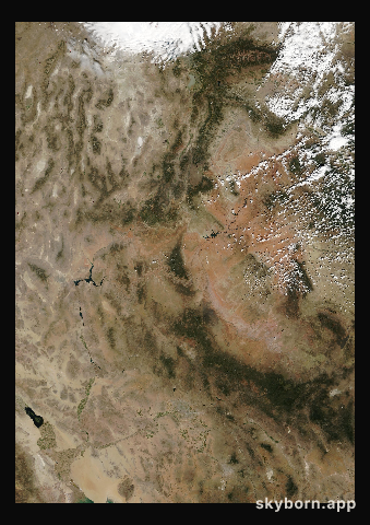 The Earth on 6 September 2001 · Colorado Plateau