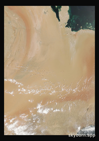 The Earth on 9 September 2001 · Empty Quarter, Arabia