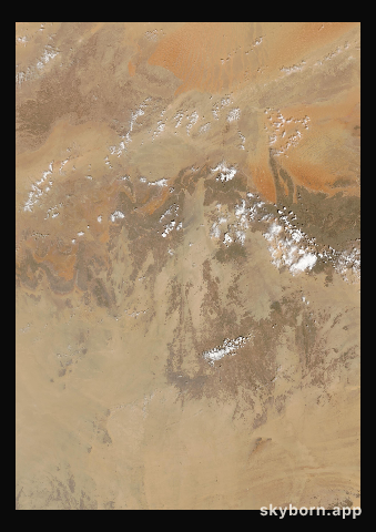 The Earth on 11 September 2001 · Sahara, Algeria