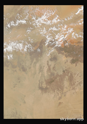 The Earth on 15 September 2001 · Sahara, Algeria