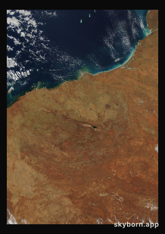 The Earth on 22 September 2001 · Pilbara, Western Australia