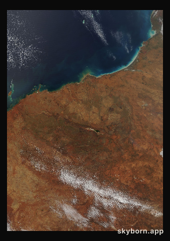 The Earth on 23 September 2001 · Pilbara, Western Australia