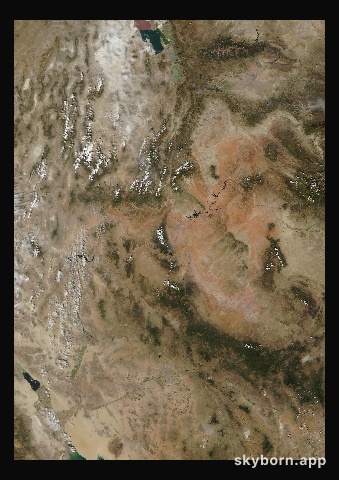The Earth on 24 September 2001 · Colorado Plateau