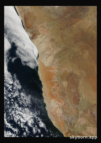 The Earth on 25 September 2001 · Namib Desert