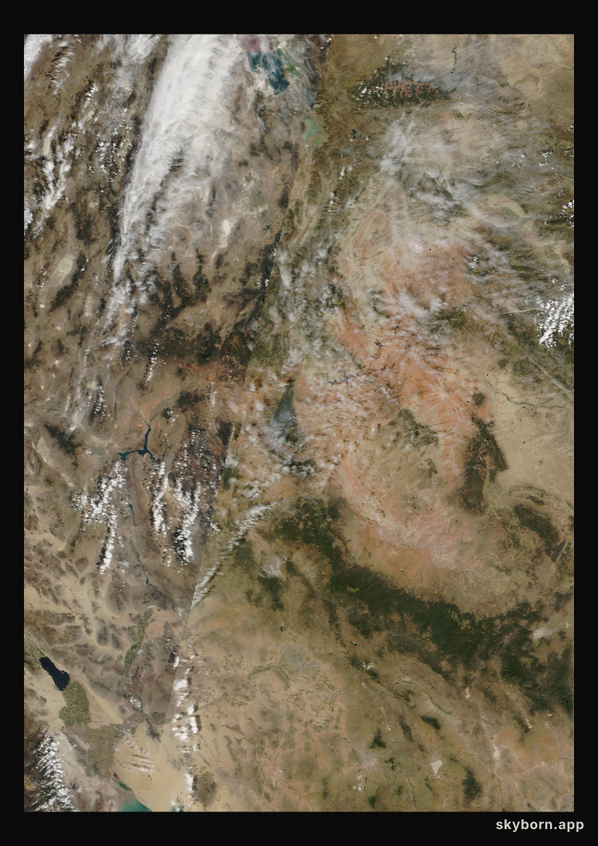 The Earth on 28 September 2001 · Colorado Plateau