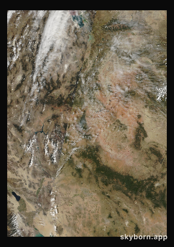 The Earth on 28 September 2001 · Colorado Plateau