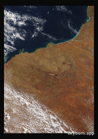 The Earth on 29 September 2001 · Pilbara, Western Australia