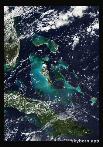 The Earth on 7 October 2001 · Bahamas