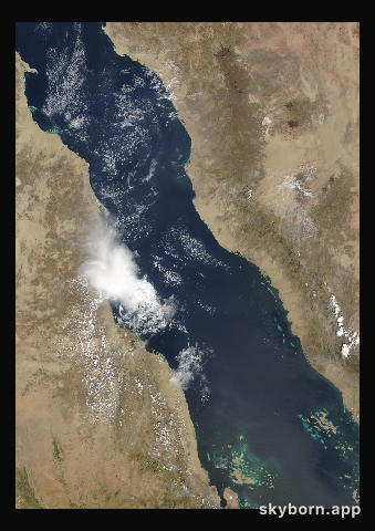 The Earth on 12 October 2001 · Red Sea
