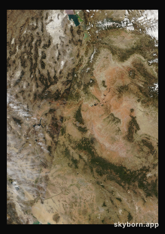 The Earth on 14 October 2001 · Colorado Plateau