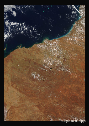 The Earth on 15 October 2001 · Pilbara, Western Australia
