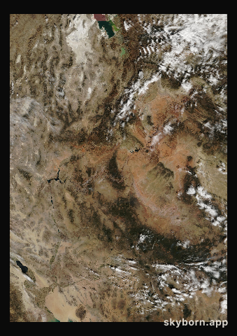 The Earth on 20 October 2001 · Colorado Plateau
