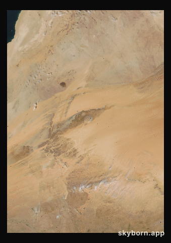 The Earth on 21 October 2001 · Eye of the Sahara, Mauritania