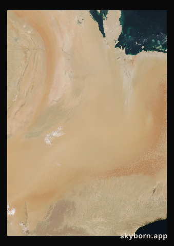 The Earth on 22 October 2001 · Empty Quarter, Arabia