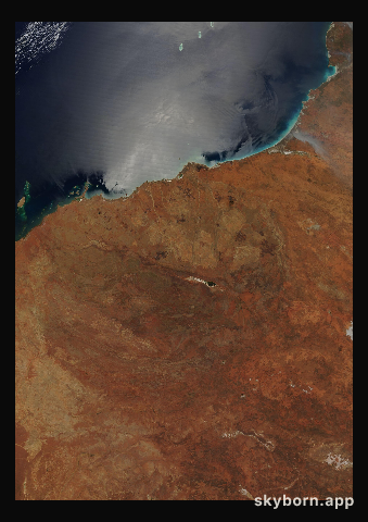 The Earth on 27 October 2001 · Pilbara, Western Australia
