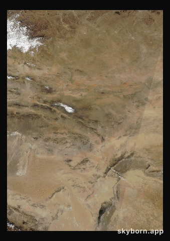 The Earth on 28 October 2001 · Gobi Desert