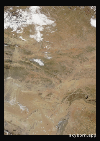 The Earth on 31 October 2001 · Gobi Desert