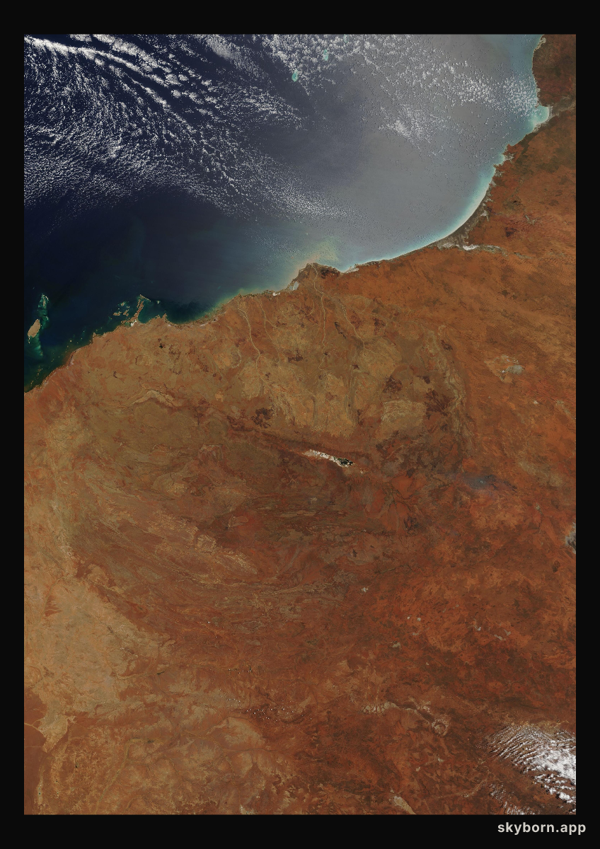 The Earth on 5 November 2001 · Pilbara, Western Australia