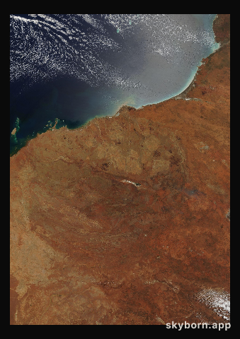 The Earth on 5 November 2001 · Pilbara, Western Australia