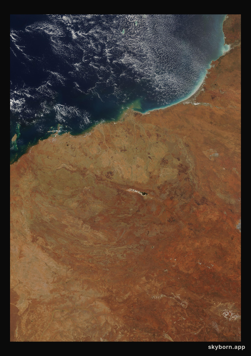 The Earth on 7 November 2001 · Pilbara, Western Australia
