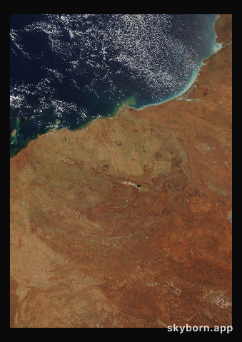 The Earth on 7 November 2001 · Pilbara, Western Australia
