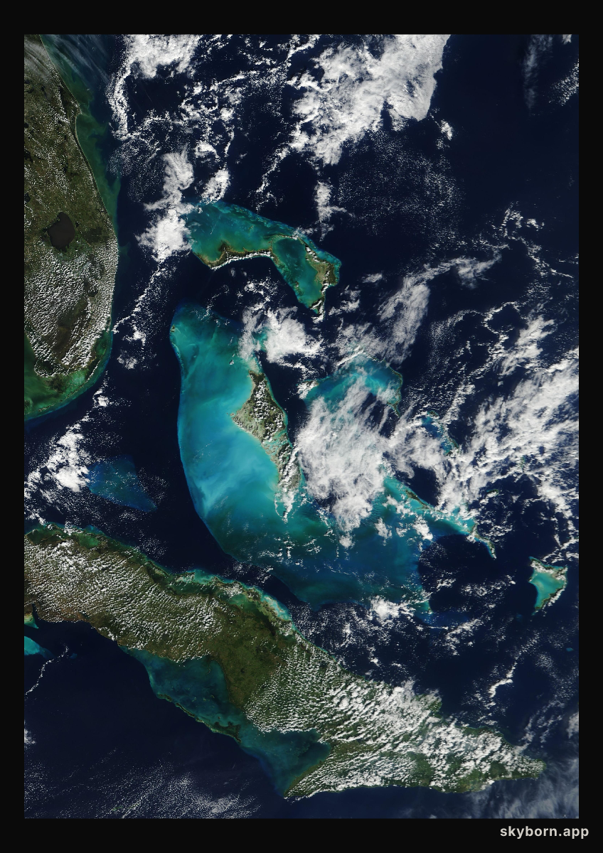 The Earth on 20 November 2001 · Bahamas
