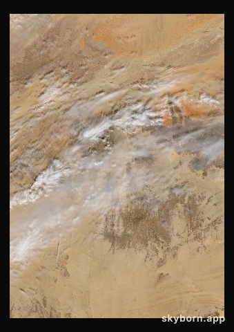The Earth on 21 November 2001 · Sahara, Algeria