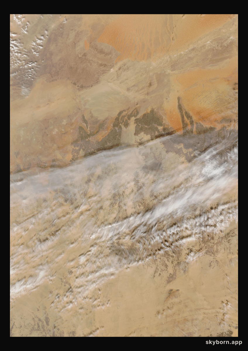 The Earth on 23 November 2001 · Sahara, Algeria