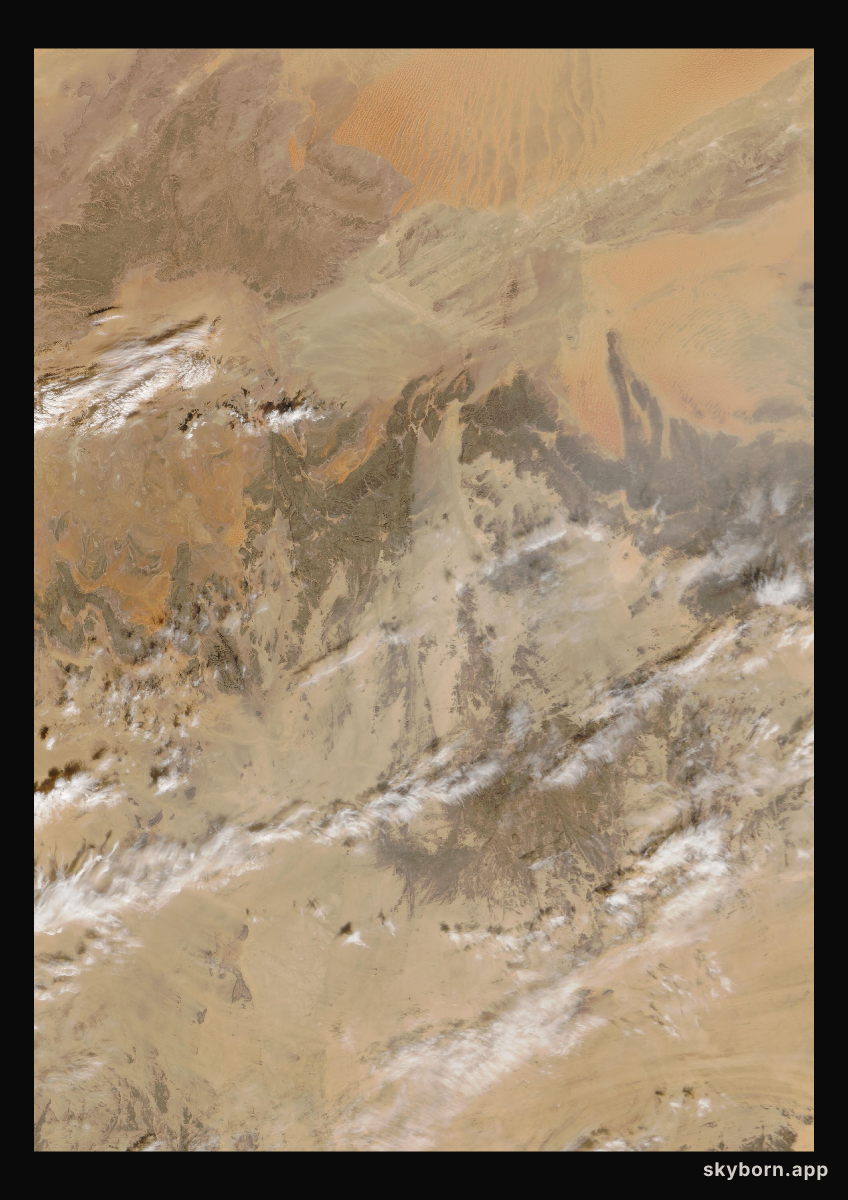 The Earth on 26 November 2001 · Sahara, Algeria