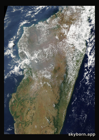 The Earth on 27 November 2001 · Madagascar
