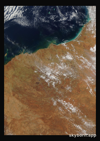 The Earth on 4 December 2001 · Pilbara, Western Australia