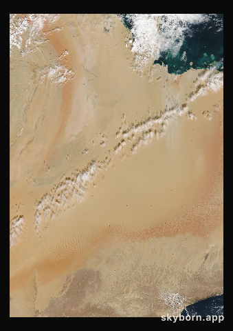 The Earth on 5 December 2001 · Empty Quarter, Arabia