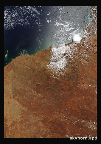 The Earth on 7 December 2001 · Pilbara, Western Australia