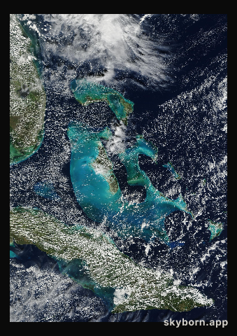 The Earth on 12 December 2001 · Bahamas