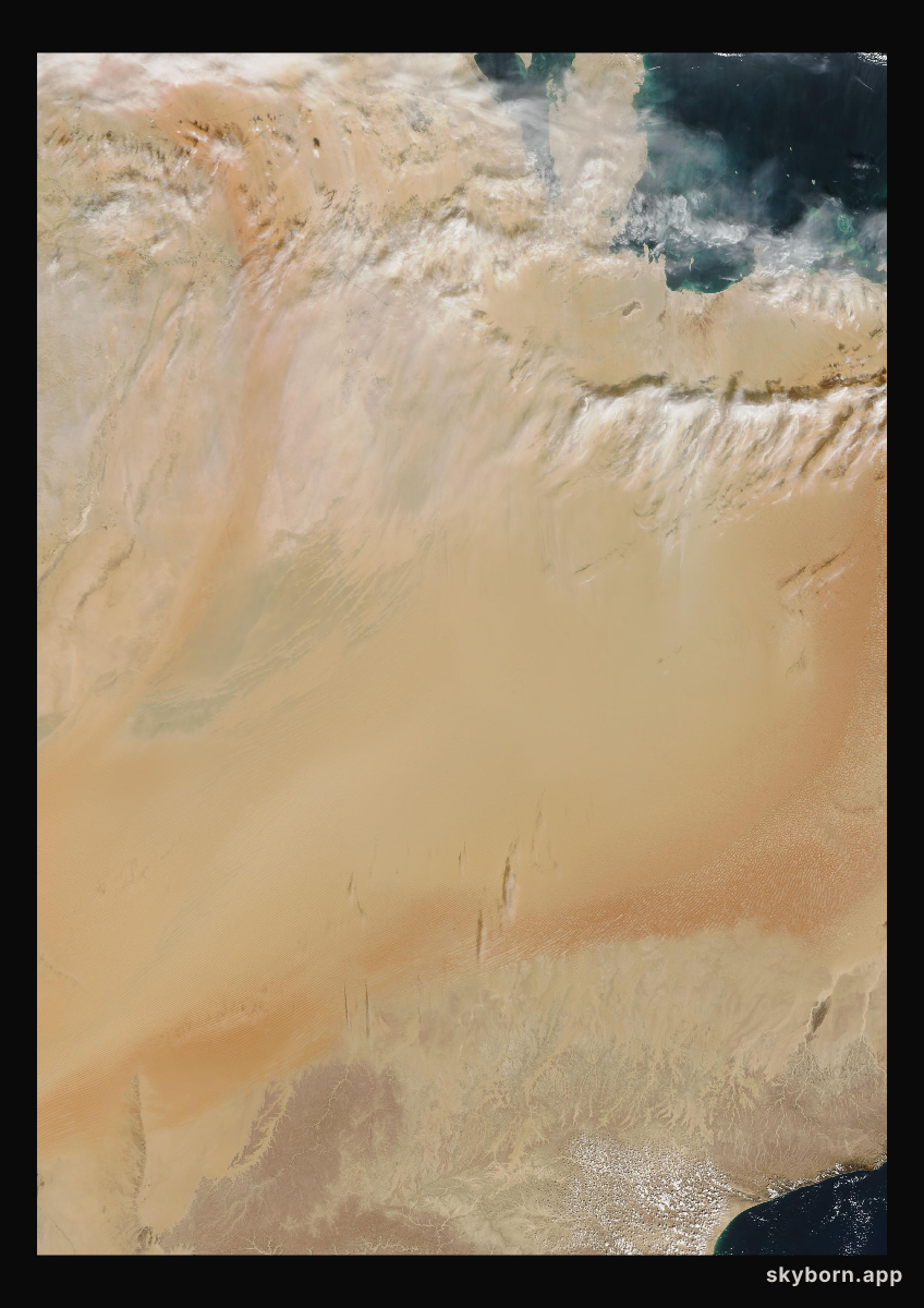 The Earth on 14 December 2001 · Empty Quarter, Arabia