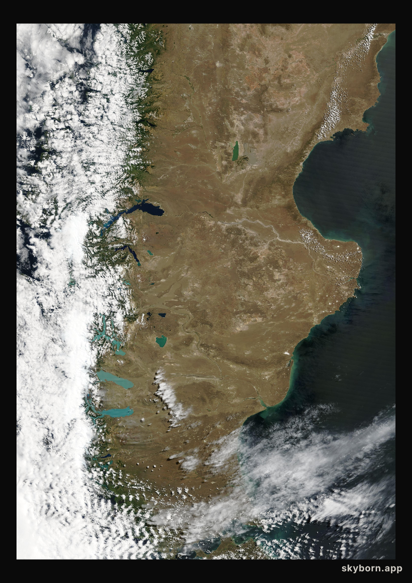 The Earth on 19 December 2001 · Patagonia
