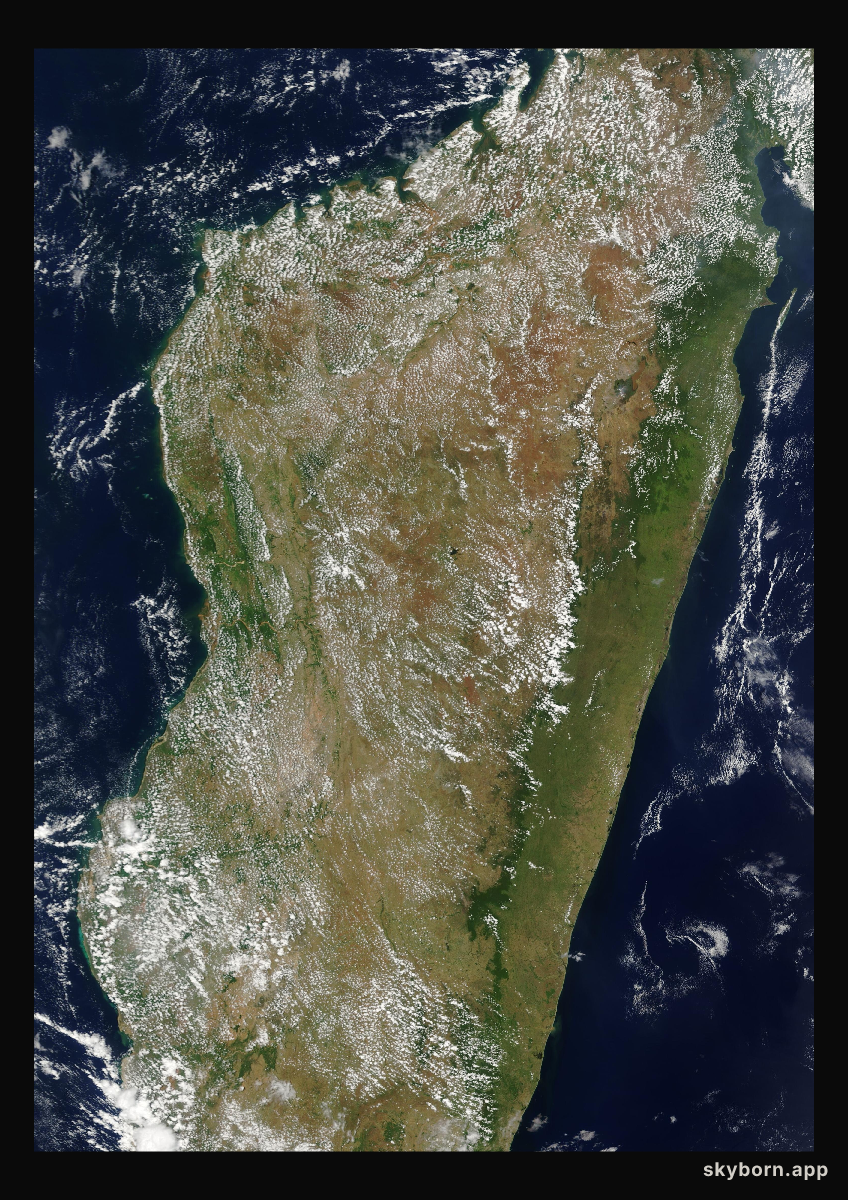 The Earth on 20 December 2001 · Madagascar